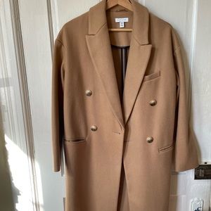 TOPSHOP Oversized women’s camel coat